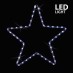 Χριστουγεννιάτικο Αστέρι από φωτοσωλήνα LED ψυχρό λευκό φως | Eurolamp | 600-20100